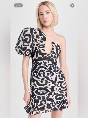 The Wolf Gang Seren Asymetric Mini Dress